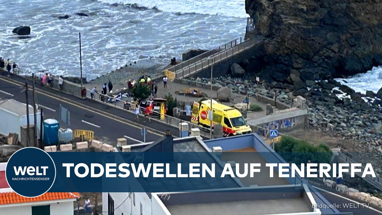 TENERIFFA: Drei Tote nach Riesenwellen – 15 Verletzte bei Naturkatastrophe auf den Kanaren