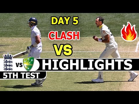 England Vs Australia Highlights 5th Test Match Ashes Series Day 5 | Eng Vs Aus Highlights