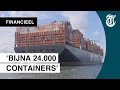 Dit is het grootste containerschip ter wereld
