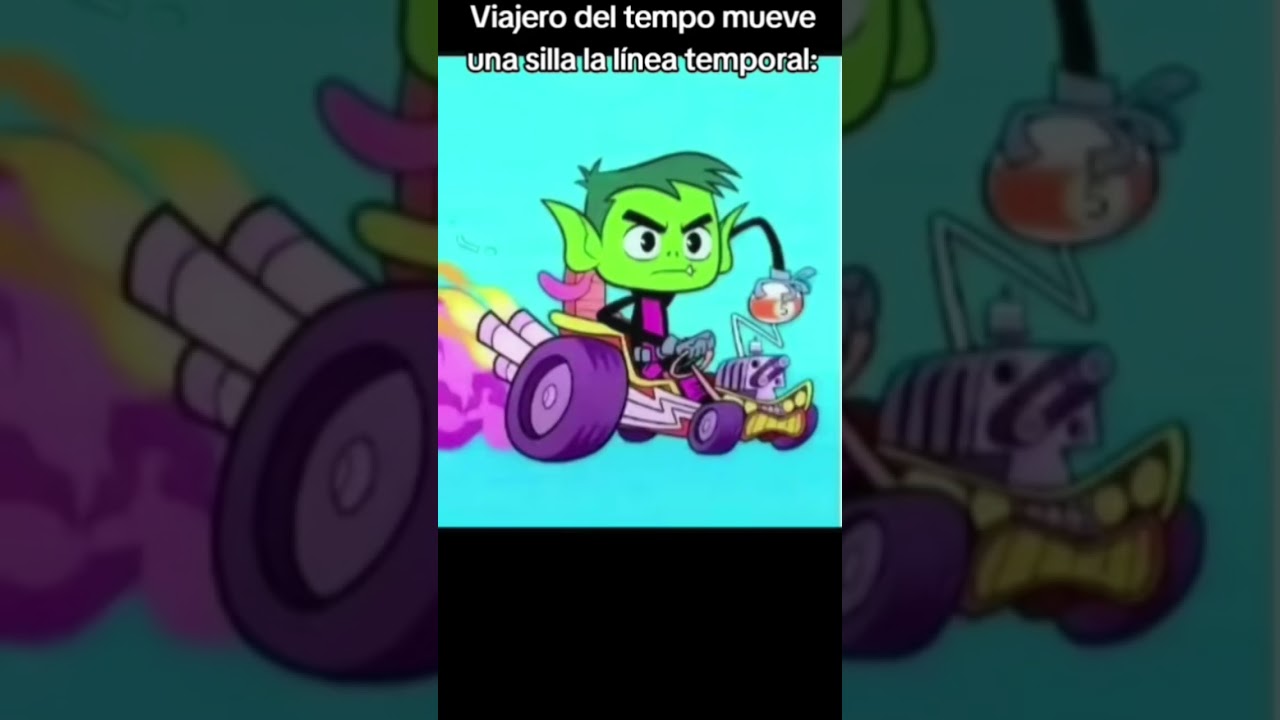 viajero del tiempo mueve una silla la linea temporal: