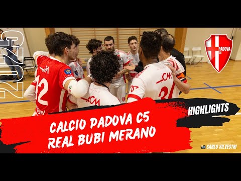 Calcio Padova C5 - Real Bubi Merano || Highlights 14^ Giornata Serie B