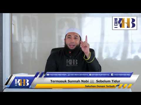 Termasuk Sunnah Nabi Sebelum Tidur Taqmir.com