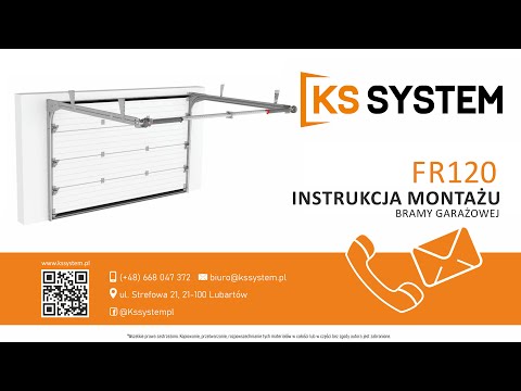KS SYSTEM FR120 – montaż bramy garażowej | sektionaltor FR120 | sectional garage door FR120