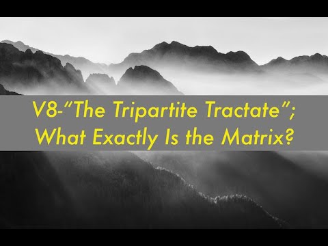 V8-Tripartite Tractate; What Exactly Is The MATRIX? (re-upload)