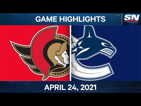 NHL Game Highlights | Senators vs. Canucks – Apr. 24, 2021