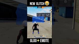 Emote + Gloo Wall 😂 New Glitch #freefire #short