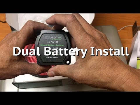 Dual Battery Isolator Install (Step by step)