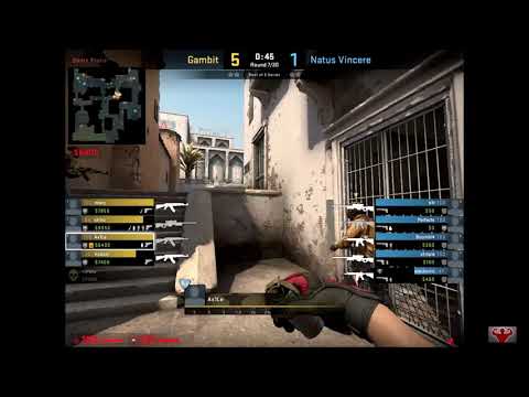CS:GO POV Ax1le (Gambit) vs Na`Vi - dust2 / BLAST Premier Spring Final 2021