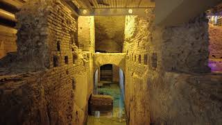 Rome Vicus Caprarius.  Trevi Fountain Underground.  Neat!!!  - Rome Italy - ECTV