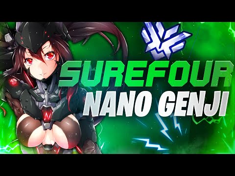 Surefour Genji and Echo gameplay - Overwatch Season 28 Top 500