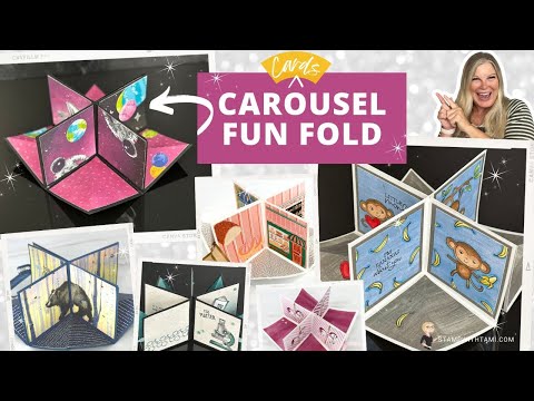 🔴 How to Make an Out-of-This-World Space-Themed Carousel Card in Minutes!