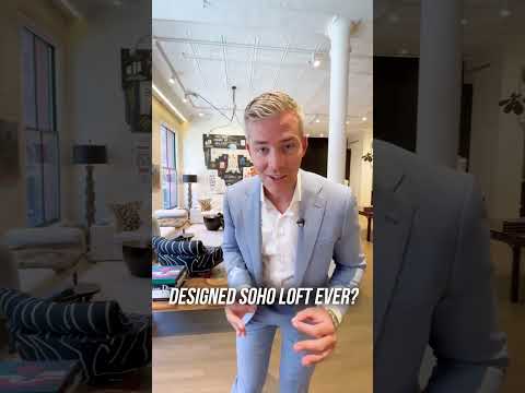 Walk Through Best Designed Loft in SOHO With A Surprise #shorts