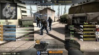 CS:GO CMC 5x5 Group A. MRAZb GAMING vs. Ohota krepkoe gaming (2016)