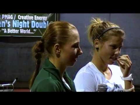 PMAG/CE Women's Night Doubles 2012: Kostolova/Poljakova interview (Quarter Finals)