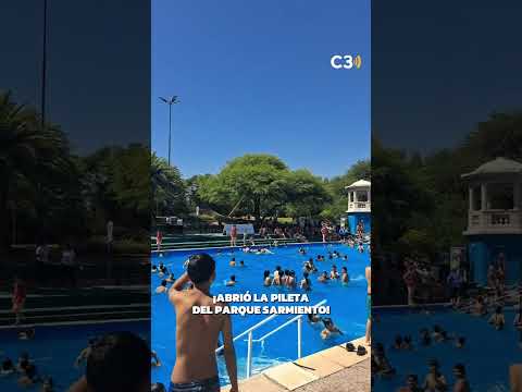 TEMPORADA DE PILETAS, ACTIVADA: abrió la pileta del Parque Sarmiento 🤽‍♂️😎