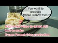 Want To Do Frozen French Fries Business Let S Check How To Make Frozen French Fries Production Line