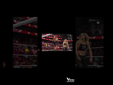 Trish Stratus Heel Turn. Attacked Becky Lynch 4-10-23