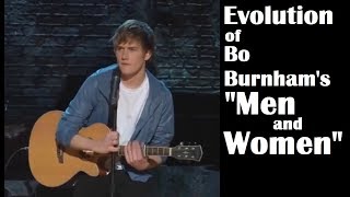 Evolution of Bo Burnham&#39;s &quot;Men and Women&quot;