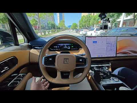 지커 최신 도심 자율주행 1인칭 영상 (엔비디아 Thor 적용)