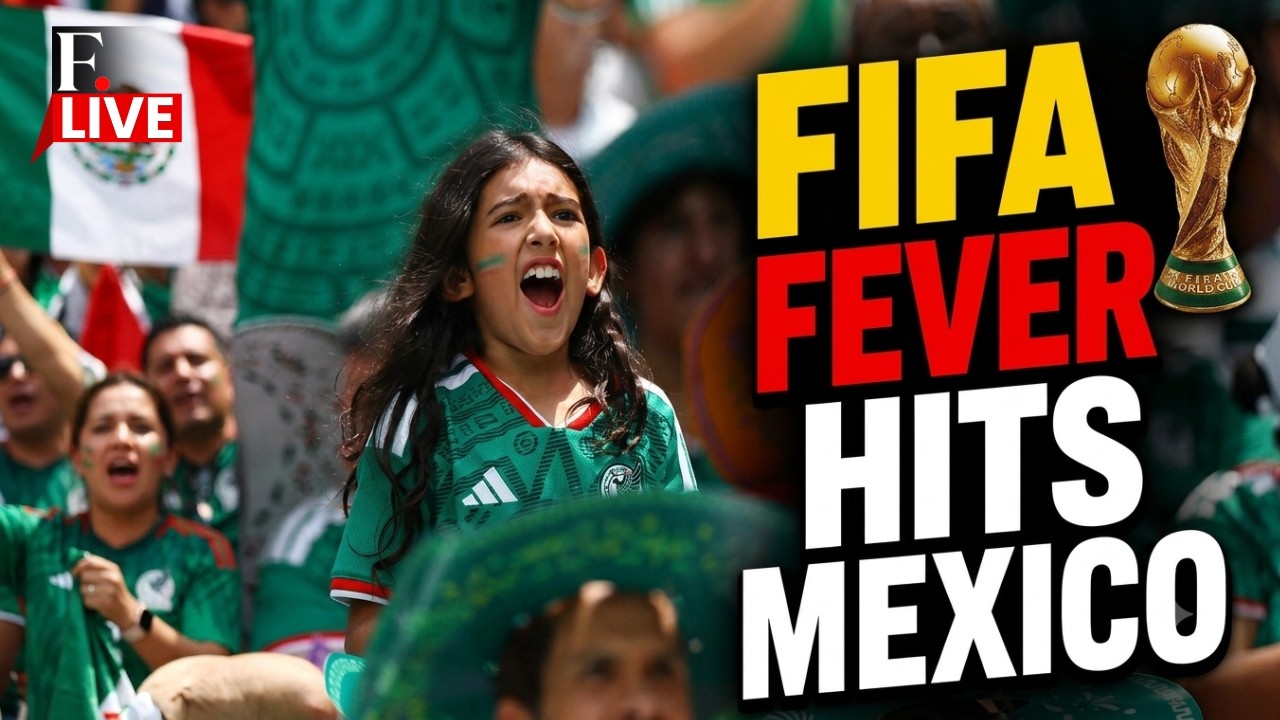 FIFA WORLD CUP LIVE | Mexico Football Fans Hit Fever Pitch | Mexico vs South Africa