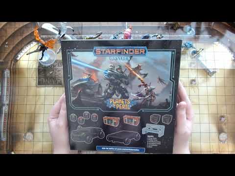Starfinder Battles: Planets of Peril Docking Bay Unboxing
