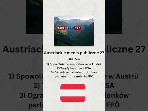Austriackie media publiczne 27 marca