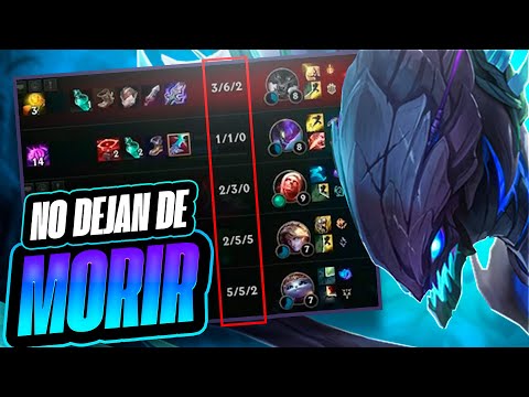 MI EQUIPO NO DEJA DE MORIR - KHA'ZIX | ELYOYA