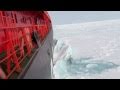 Северный полюс. Ледокол и лёд 