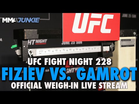 UFC Fight Night 228: Fiziev vs. Gamrot Official Weigh-in Live Stream | Fri. 9:00 am PT/12 pm ET
