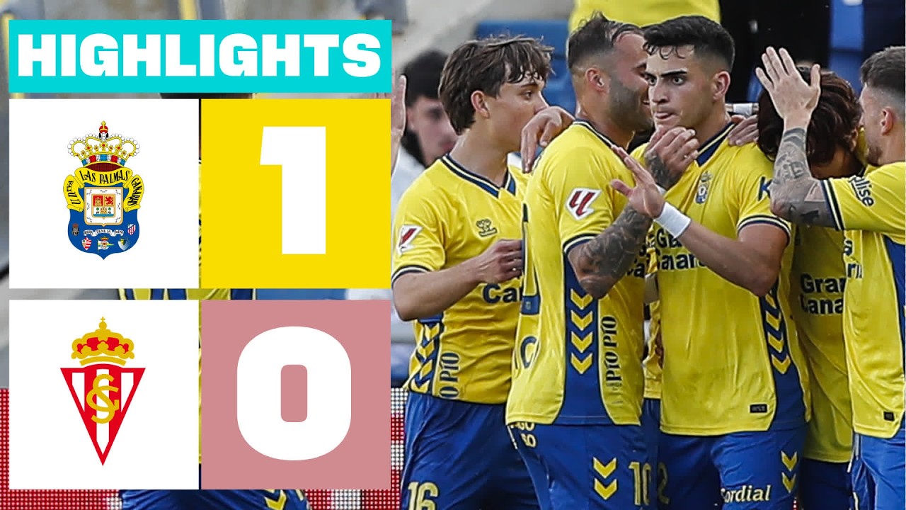 Las Palmas vs Sporting Gijón Highlights