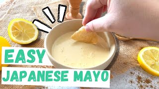How to make JAPANESE mayonnaise, the HEALTHIER choice vs American mayo