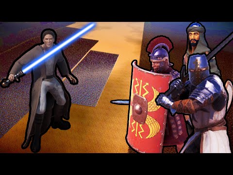 15 MILLION ROMAN SOLDIERS, PERSIANS, HEAVY KNIGHTS vs 200,000 JEDI KNIGHTS | UEBS 2