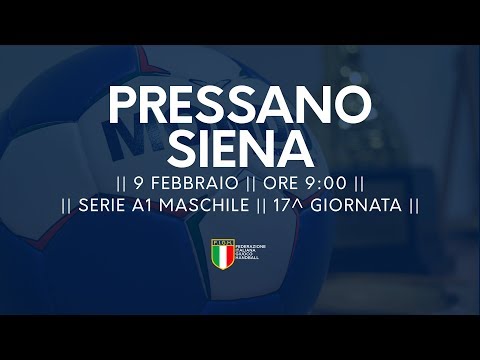 Serie A1M [17^]: Pressano - Siena 31-23