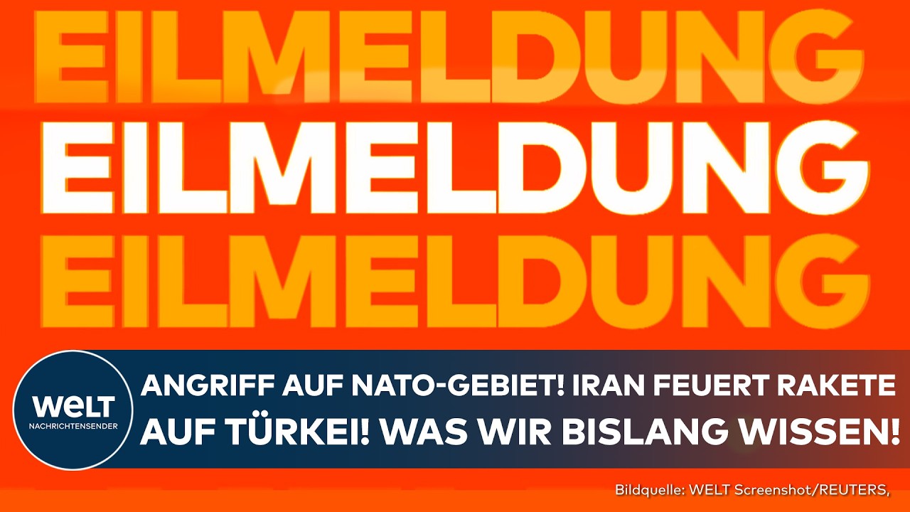 EILMELDUNG: Iran feuert ballistische Rakete auf Türkei! Aufregung im Nato-Gebiet - ein Bündnis-Fall?