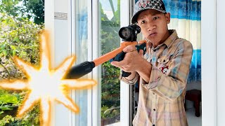 NERF GUN SNIPER GUN BATTLE 6