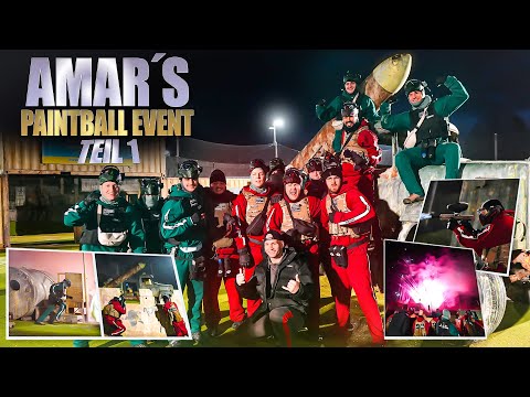 AMARS PAINTBALL EVENT! 12 STREAMER & YOUTUBER IN EINER SCHLACHT! 😨🔥 | TEIL 1