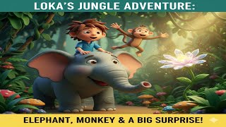 Loka's Jungle Adventure Elephant, Monkey & A Big Surprise!