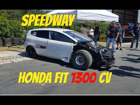 HONDA FIT 1300CV FLD NA ARRANCADA SPEEDWAY!!