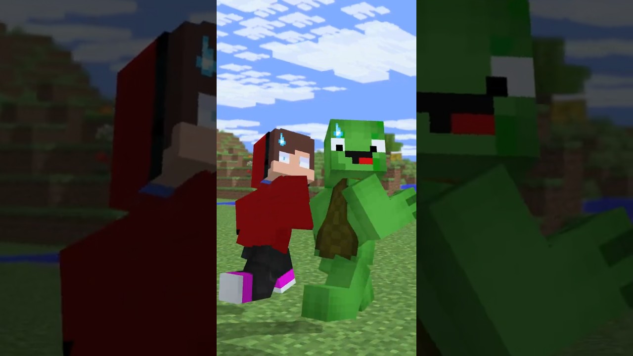 😮JJ Sister’s Full Power!🔥- MAIZEN Minecraft Animation #shorts