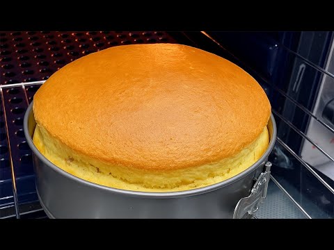 Japanese Cake in 2 minutes! You will make this cake every day! Simple recipe!