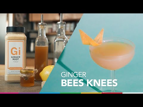Spiceology Mixology - Ginger Bees Knees Cocktail Recipe