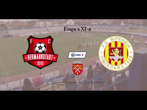 REZUMAT FC Hermannstadt vs Ripensia Timişoara 2 - 0