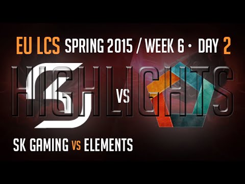 SK Gaming vs Elements Highlights | Week 6 Day 2 S5 EU LCS Spring 2015 | SK vs EL W6D2 G3