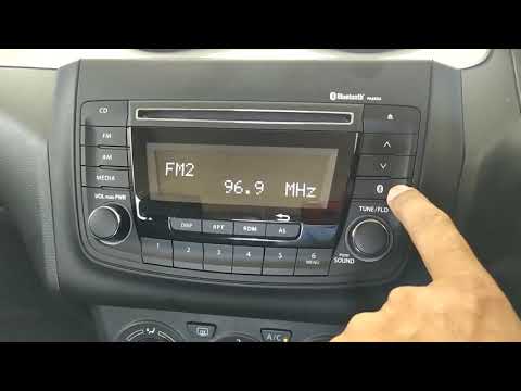 How to connect my  phone to the Suzuki radio via bluetooth