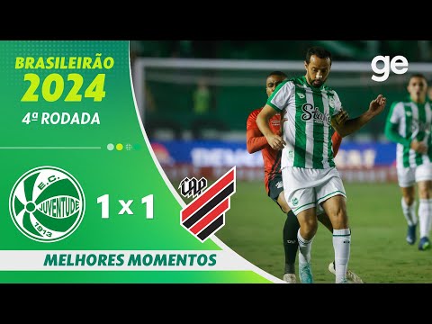 Gols e lances de Juventude-RS x Athletico Paranaense