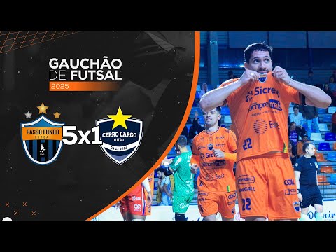 PASSO FUNDO 5x1 CERRO LARGO | MELHORES MOMENTOS | OITAVAS DE FINAL | GAUCHÃO DE FUTSAL | 28/10/25