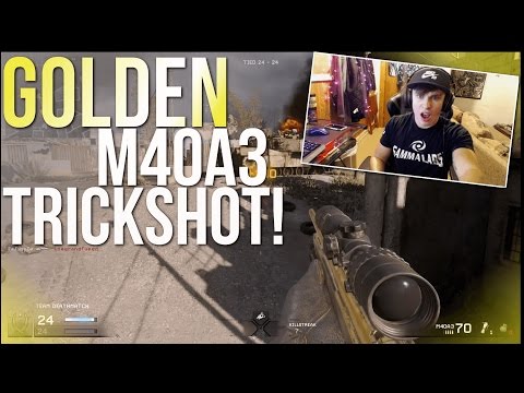 TRICKSHOT With The GOLDEN M40A3! - MWR 6v6 Trickshotting!
