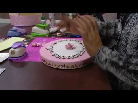 Mulher.com - 30/06/2016 - Caixa oval com flores - Mamiko Yamashita PT2