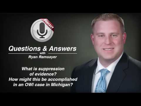 video thumbnail Suppression of Evidence in Michigan 