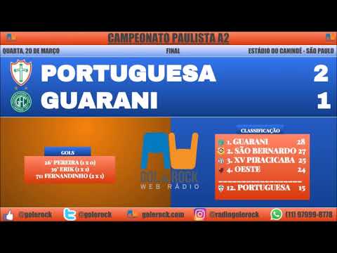 Gol & Rock: Portuguesa 2 x 1 Guarani